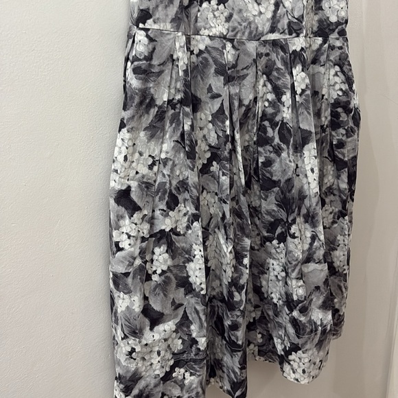 Talbots Black and White Sleeveless Sundress - 14P - New - cotton blend - Picture 3 of 7